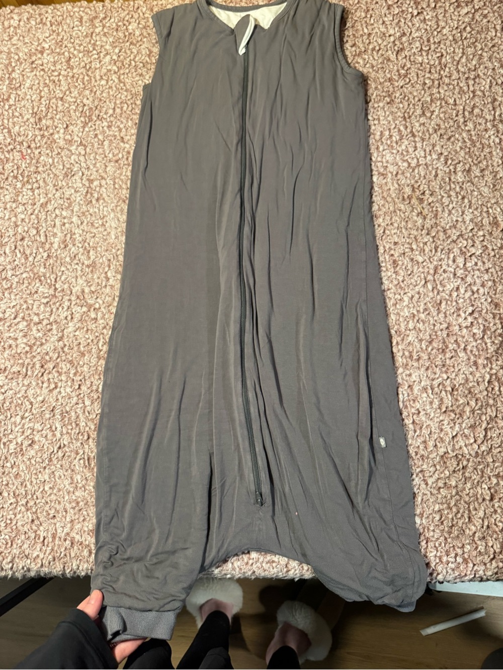 Kyte Baby Gray Sleep Sack Size L 1.0 TOG